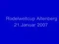 Rennrodel-Weltcup der Herren in Altenberg am 21.1.2007