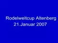 Rennrodel-Weltcup der Herren in Altenberg 