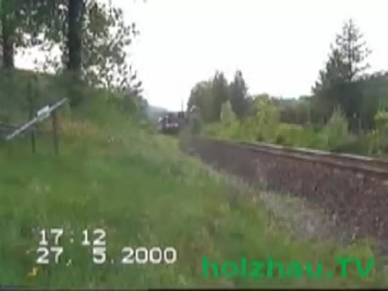 Foto: Stilllegung der Eisenbahnstrecke Freiberg-Holzhau 2000