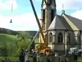 Einbau der Kirchenglocken in der Kirche zu Rechenberg (1)