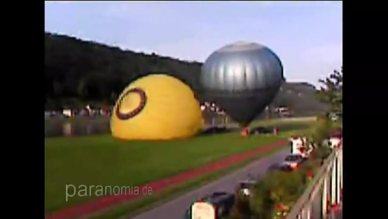 Foto: Ballonstart mit Heissluftballons in Krippen / Bad Schandau