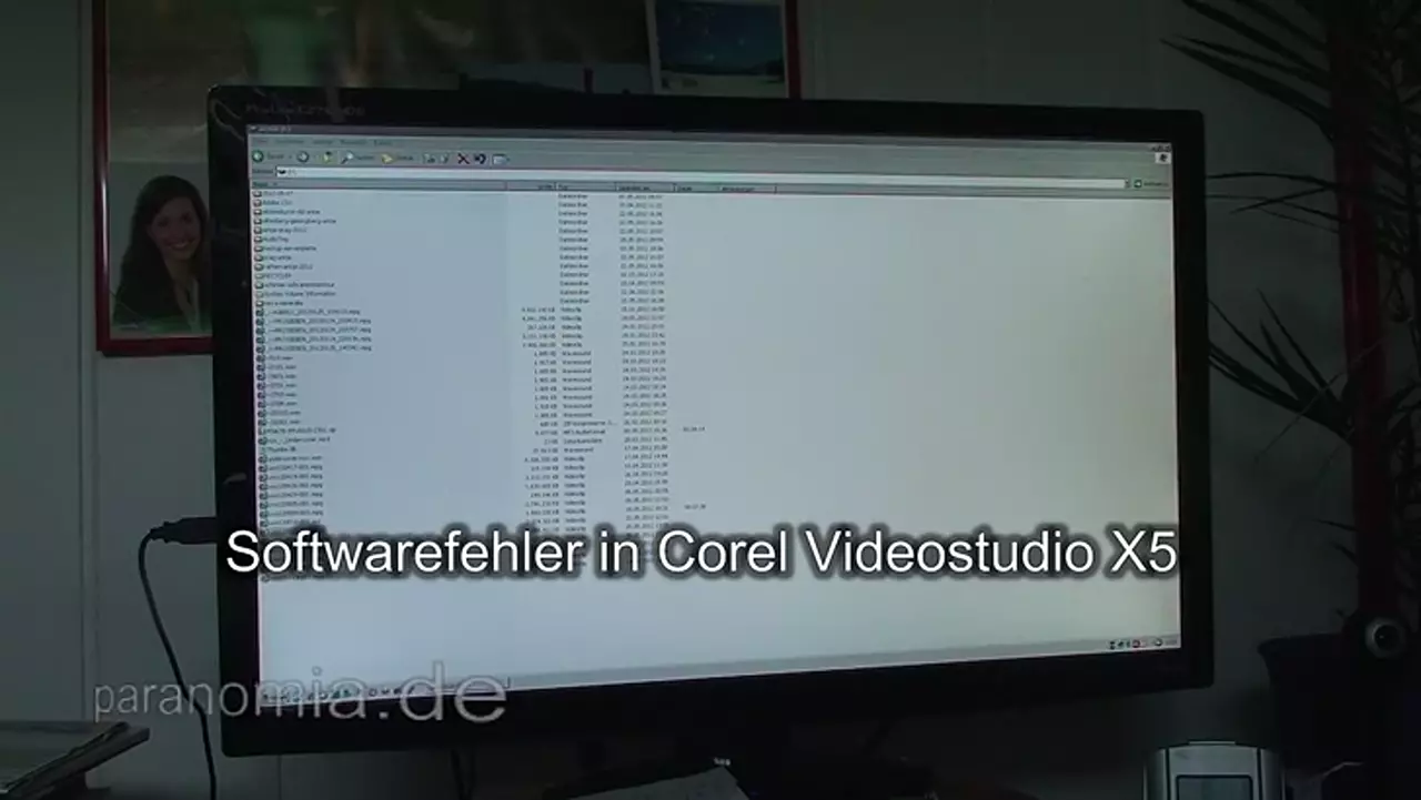 Foto: Software-Bug in Corel Videostudio X5