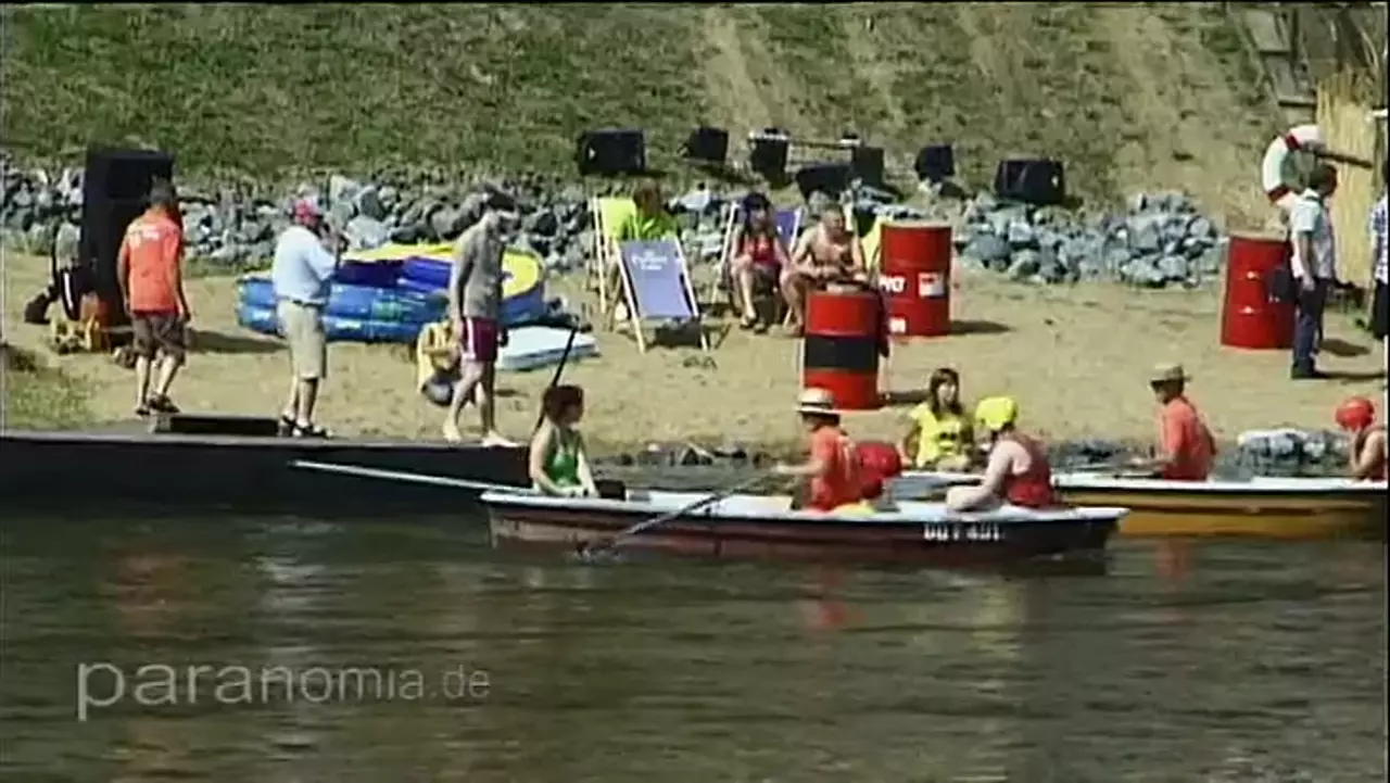 Foto: Fischerstechen beim Sommerfest in Postelwitz - Vorkämpfe (2)