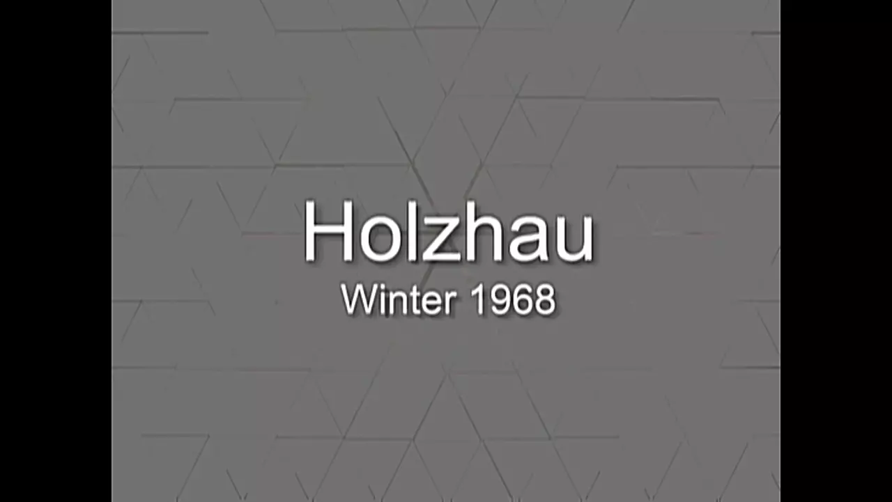 Foto: Holzhau im Winter 1968 (1)