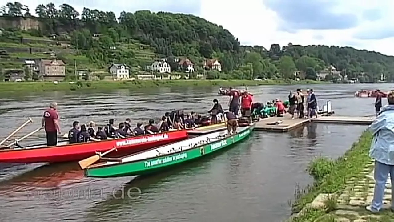 Foto: Video vom Drachenbootrennen beim Stadtfest Pirna 2010 (3)
