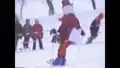 Donald Duck und die Tresorknacker beim Skifasching Holzhau 1996