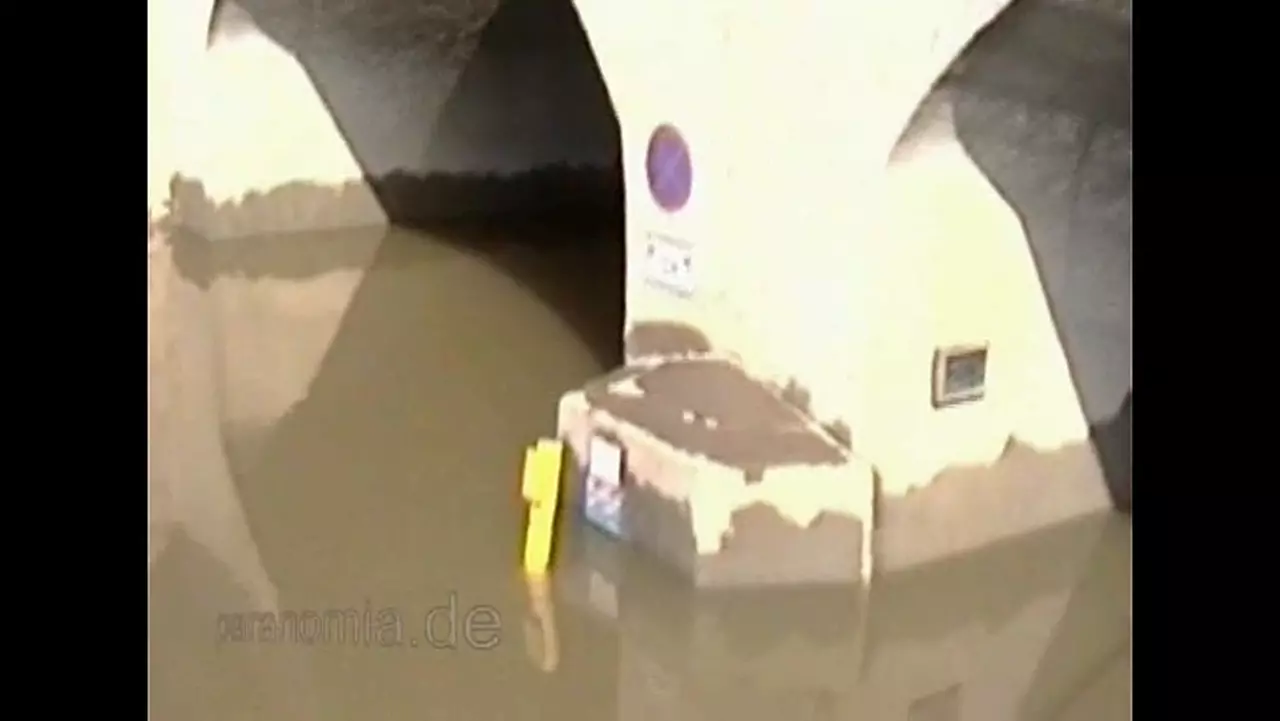 Foto: Hochwasser in der Sächsischen Schweiz
