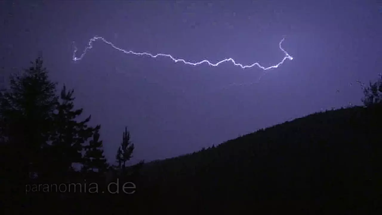 Foto: Gewitter im Erzgebirge - Blitzschläge