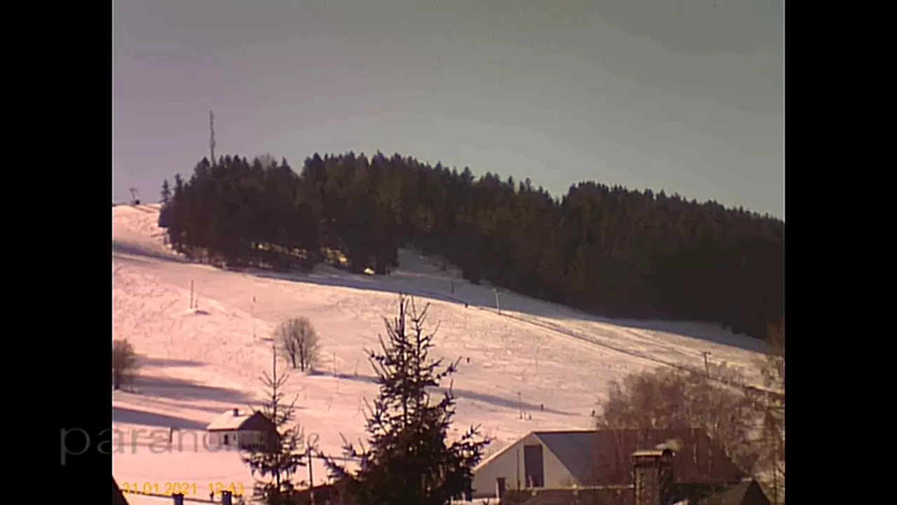 Foto: Das Wetter am Skilift Holzhau: Sonntag, den 31.1.2021