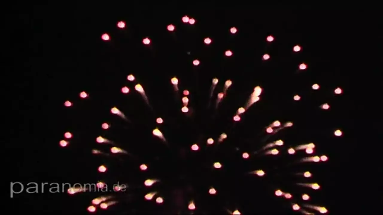 Foto: Feuerwerk zum Abschluß des Sächsischen Goldwingtreffens