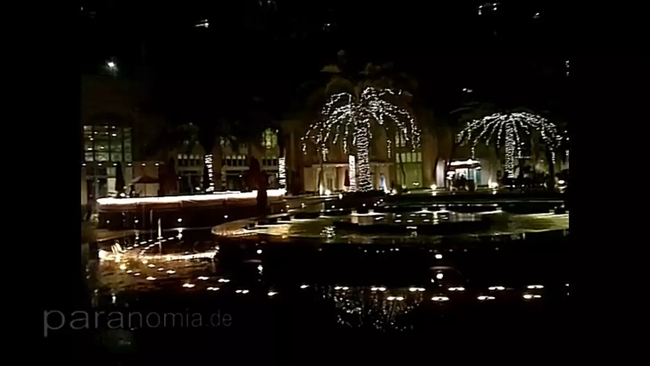 Foto: Dubai bei Nacht - Springbrunnen