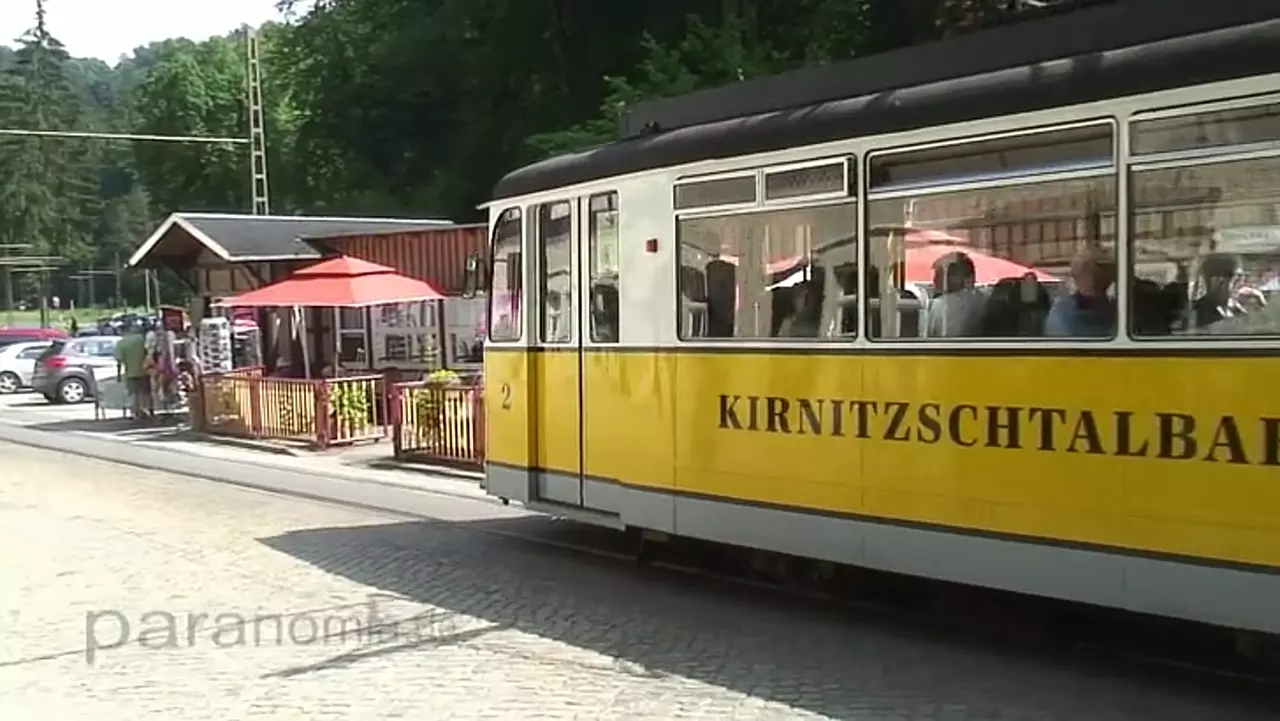 Foto: Malerweg Sächsische Schweiz - Kirnitzschtalbahn - Lichtenhainer Wasserfall - Kuhstall 