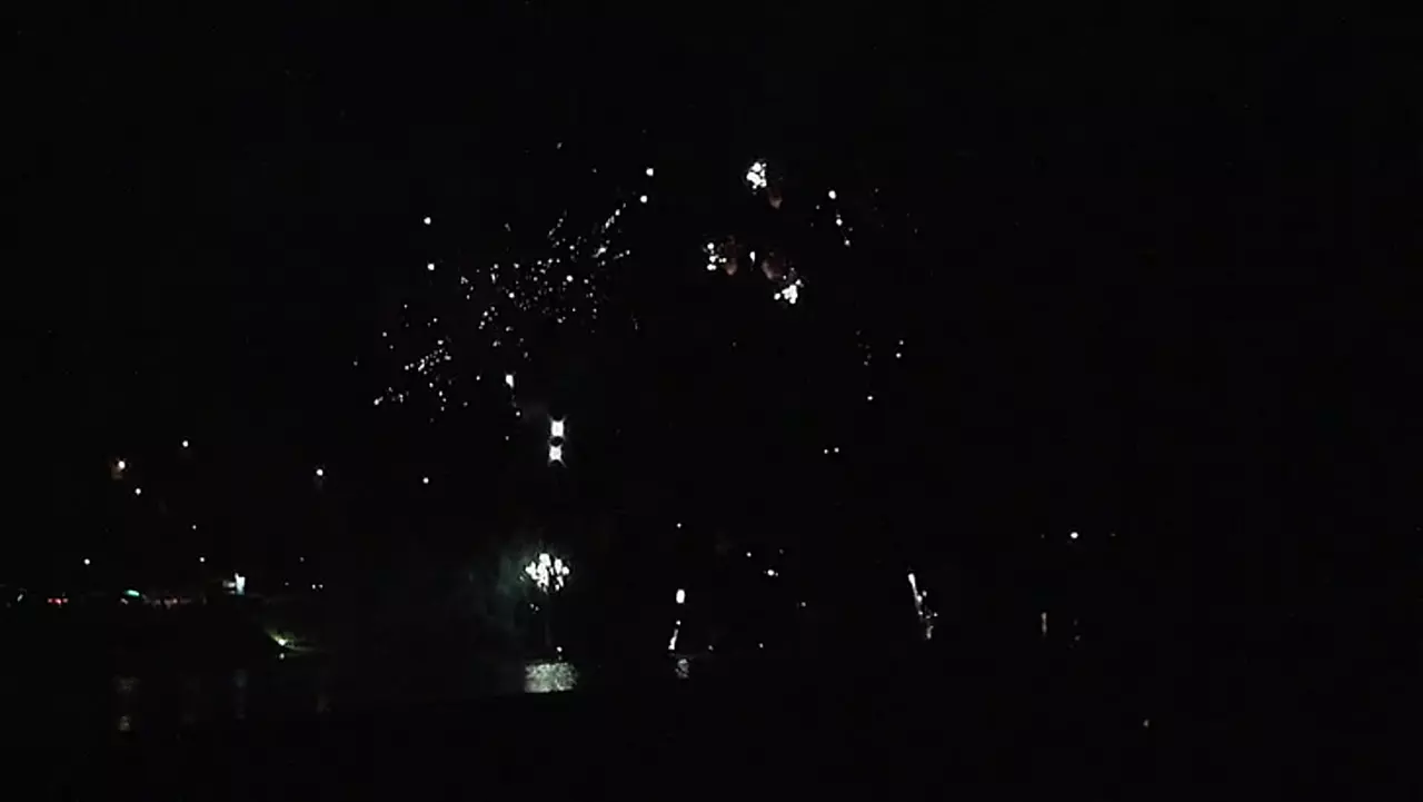Foto: Postelwitzer Sommerfest - Feuerwerk mit Vierfach-Overlay und Chromakey