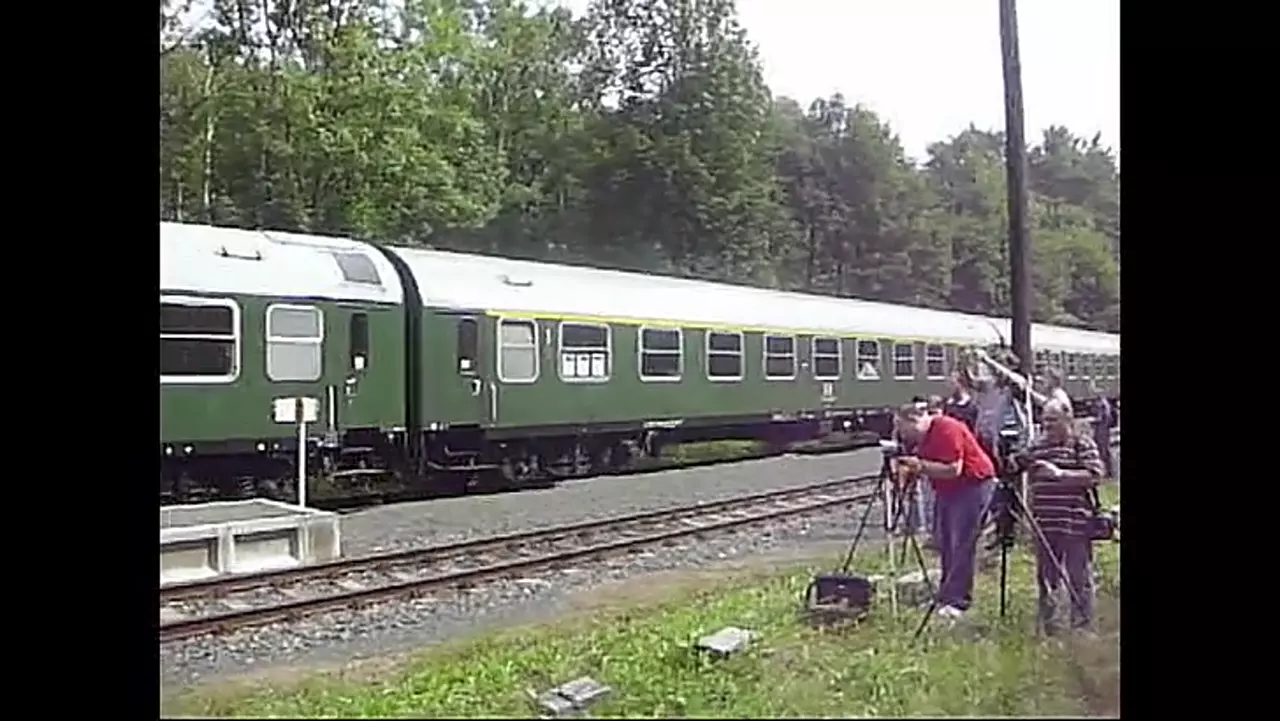 Foto: Nossen-Moldava  - 125 Jahre Bahnstrecke